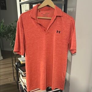 Black Friday sale! Under Armour Men's Orange Polo Shirt